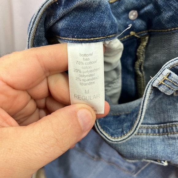 Maurices Distressed Jegging Jeans Womens M Blue Denim Stretch Cute Comfy 2514 - Picture 3 of 9
